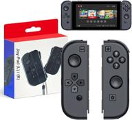🎮 enhance gaming experience with kdd wireless switch joy-pad controller for nintendo switch (black) logo