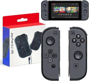 img 4 attached to 🎮 Enhance Gaming Experience with KDD Wireless Switch Joy-Pad Controller for Nintendo Switch (Black)