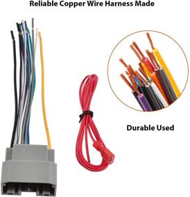 img 2 attached to 🚗 Upgraded RED WOLF Car Stereo Wire Harness for 2007-2011 Dodge/Chrysler/Jeep Aftermarket Radio Installation with Sirius CD Player - Connector Adapter Included