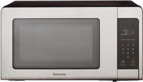 img 1 attached to 🔥 Kenmore 70713 Stainless Steel Countertop Microwave - Compact, Efficient, and Stylish