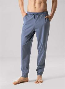 img 3 attached to Discover Premium Comfort with DAVID ARCHY Cotton Pajama Bottoms - Men's Clothing