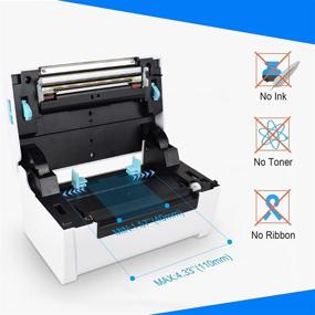 img 1 attached to 🖨️ TEROW T9200: High-Speed Thermal Label Printer for Fast Shipping & Barcode Printing - Compatible with Ebay, Amazon, UPS, USPS - Windows/Mac Support