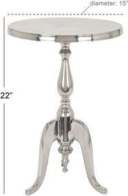 img 2 attached to Deco 79 Accent Table Silver