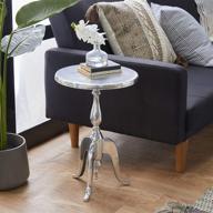 deco 79 accent table silver logo