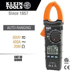 img 3 attached to 🔌 Klein Tools CL110KIT Electrical Tester & Maintenance Kit with Clamp Meter, Continuity Tester, GFCI Tester, Line Splitter, Case, Leads, 3 x AAA