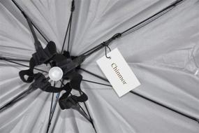img 3 attached to 👒 Diameter Elastic Chinmor Headwear Umbrella