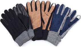 img 2 attached to 🧤 Gallery Seven Winter Fashion Gloves for Men - Premium Men's Accessories for Gloves & Mittens