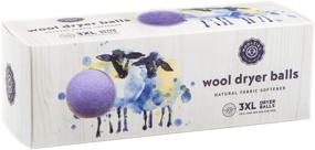 img 1 attached to 🧺 Woolzies Lavender XL Wool Dryer Balls (Pack of 3)