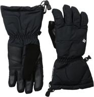 columbia tumalo mountain gloves black: sturdy and stylish hand protection logo