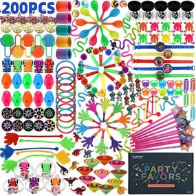 img 4 attached to 🎉 Vibrant 200PCS Carnival Prizes for Kids Birthday Parties: Assorted Toy Assortment for Classroom Goodie Bags and Party Favors