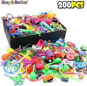 img 3 attached to 🎉 Vibrant 200PCS Carnival Prizes for Kids Birthday Parties: Assorted Toy Assortment for Classroom Goodie Bags and Party Favors