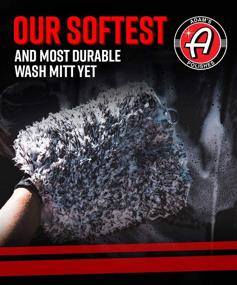 img 3 attached to 🧤 High-Quality Adam's Microfiber Car Wash Mitt: Soft, Plush Fiber Cloth Material Protects Your Vehicle, Compatible With Any Car Soap, Bucket, Foam Gun, Foam Cannon & Other Cleaning Supplies