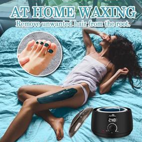 img 1 attached to 💆 Effortless and Professional Hair Removal: Lifestance Waxing Kit with L2 Digital Wax Warmer, 4 Packs of Wax Beads, and 42 Essential Accessories for All Hair Types - Eyebrow, Facial, and Bikini Waxing Made Easy