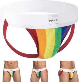 img 4 attached to 🩲 F+R Men's Athletic Supporter Jockstrap with 2 Inch Waistband: Ultimate Comfort and Support!