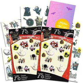 img 1 attached to 🎃 Spooky Delight: Nightmare Before Christmas Tattoos Party Favors Pack - 150 Temporary Tattoos