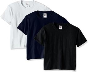 img 1 attached to 👕 Jerzees Youth 3 Pack Shirt Royal: Premium Boys' Clothing for Ultimate Comfort and Style