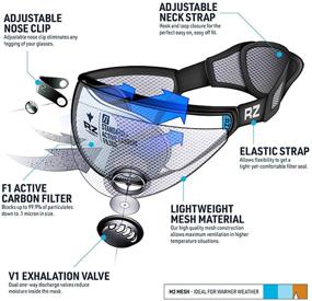 img 1 attached to RZ Mask M2 Face Masks For Woodworking Occupational Health & Safety Products