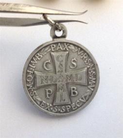 img 1 attached to Saint Benedict Silver Medal Patron