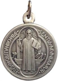 img 4 attached to Saint Benedict Silver Medal Patron
