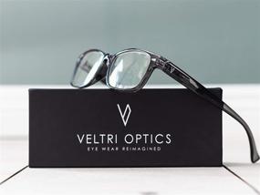 img 3 attached to 👓 Veltri Optics Computer Blue Light Blocking Glasses - Gaming Glasses - Anti Eye Strain - Unisex Sleek Design - Enhanced Blue Light Glasses (Warranty)