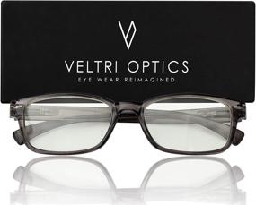 img 4 attached to 👓 Veltri Optics Computer Blue Light Blocking Glasses - Gaming Glasses - Anti Eye Strain - Unisex Sleek Design - Enhanced Blue Light Glasses (Warranty)