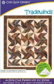 img 2 attached to 🧵 Trade Winds Tradewinds Quilt Pattern: Enjoy Effortless Jelly Roll Quilting with 5 Size Options!