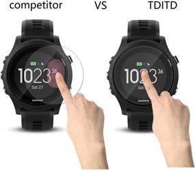 img 1 attached to 【2Pack】TDITD Forerunner Tempered Protector Transparency GPS, Finders & Accessories