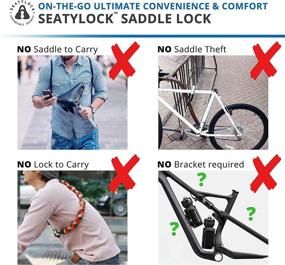img 1 attached to SeatyLock Hybrid Saddle Bike Lock