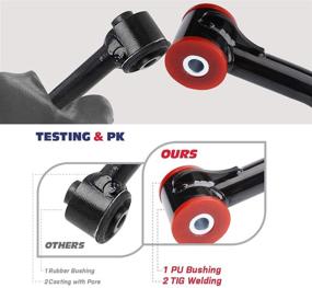 img 2 attached to 🔧 KSP Tubular Black Upper Control Arm Suspension Kit for 2004-2020 F150, Alignment Lift 0-2", V2.0