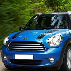 img 1 attached to Charminghorse Наклейки в полоску для Countryman 2010 2016