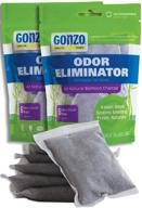 🎋 gonzo bamboo charcoal: 12 extra small bags (10g) for effective air purification and odor elimination in home, drawers, pets, and gym bags logo