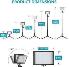 img 3 attached to 🌟 Enhance Your Video Quality with Neewer 2-Pack Dimmable 5600K USB LED Video Light: Perfect for Tabletop & Zoom Conferences, Game Streaming, YouTube, and Photography