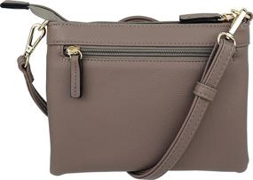 img 3 attached to Multi Zipper Crossbody Handbag Tassel Accents Women's Handbags & Wallets for Crossbody Bags