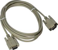 10ft molded db9 male to male cable by monoprice logo