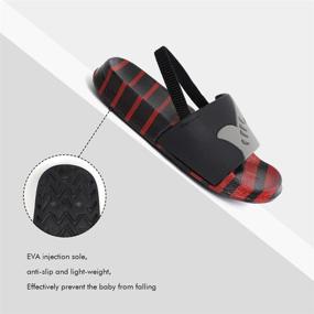 img 1 attached to 👟 FUNKYMONKEY Toddler Boys & Girls Sandals: Stylish & Durable Water Shoes for Outdoor Fun