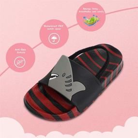 img 3 attached to 👟 FUNKYMONKEY Toddler Boys & Girls Sandals: Stylish & Durable Water Shoes for Outdoor Fun