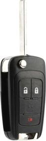 img 1 attached to 🔑 Protective Key Fob Flip Shell Case for Chevy Equinox/Sonic & GMC Terrain (2010-2017)