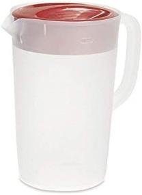 img 2 attached to Rubbermaid 1978082 NSF 1 Gallon Pitcher: Durable and Spill-Resistant Solution for Bulk Beverage Serving