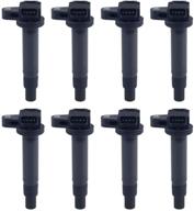 jdmon ignition coils compatible with toyota lexus 4runner land cruiser sequoia tundra ls430 gs430 gx470 sc430 - v8 4.3l 4.7l 5.7l, 5c1196 uf230 pack of 8 logo