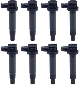 img 4 attached to JDMON Ignition Coils Compatible with Toyota Lexus 4Runner Land Cruiser Sequoia Tundra LS430 GS430 GX470 SC430 - V8 4.3L 4.7L 5.7L, 5C1196 UF230 Pack of 8
