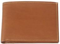 🍫 piel leather bifold wallet in chocolate brown logo