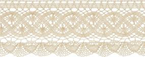 img 2 attached to 🧵 Wrights 3-1/2-Inch Wide Fan Cluny Lace, 12-Yard, Natural: Exquisite Crafting Material for DIY Projects