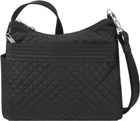 img 3 attached to Travelon Anti Theft Cross Body Snake Pocket Women's Handbags & Wallets in Crossbody Bags