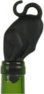 🐱 black feline rump wine bottle stopper логотип