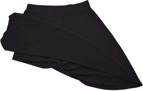 img 2 attached to 👗 Stylish Deb Alan Black Length Skort for Girls: Trendy Clothing Pick