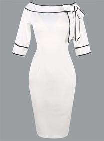 img 3 attached to HELYO Career Dresses Elegant Bodycon Women's Clothing