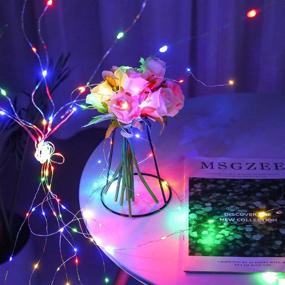 img 1 attached to 🌟 Curtain Lights 9.8 ft, 300 LEDs String Lights for Room Decoration, Christmas Decor, USB Powered, Indoor Outdoor Fairy Lights for Bedroom, Patio, Tapestry