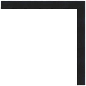 img 4 attached to Enhance Your Art with Poster Palooza 17x21 Contemporary Black Wood Picture Frame - UV Acrylic, Foam Board Backing, & Hanging Hardware Included!