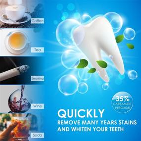 img 2 attached to Krucasano Teeth Whitening Pen Kit (4 Pens) - Effective, Painless, and Non-Sensitive - Get 🦷 a Beautiful White Smile with Natural Mint Flavor and Easy to Travel with Whitening Gel Pen!