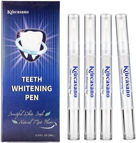 img 3 attached to Krucasano Teeth Whitening Pen Kit (4 Pens) - Effective, Painless, and Non-Sensitive - Get 🦷 a Beautiful White Smile with Natural Mint Flavor and Easy to Travel with Whitening Gel Pen!